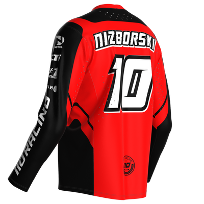 110 RACING // SE24 AMPLIFY YOUTH JERSEY - RED/BLACK
