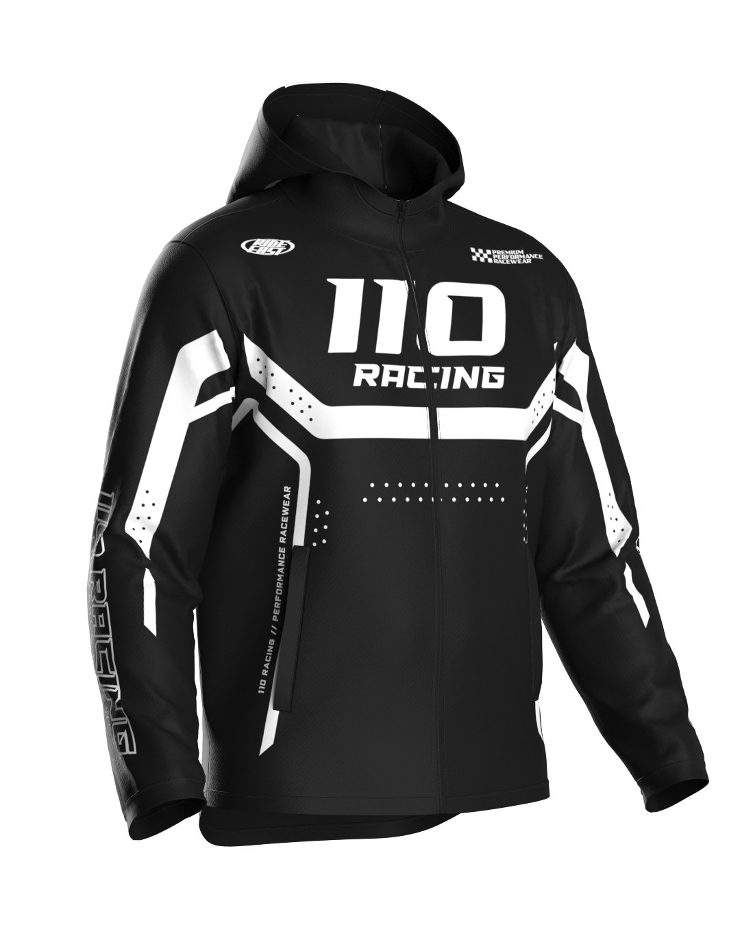 110 RACING // CUSTOM KINETIC 2.0 COLD JACKET - BLACK