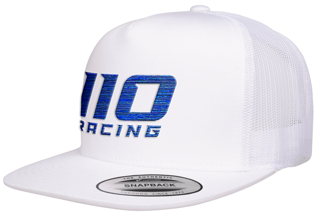 110 RACING // WHITE SIGNATURE HAT – 110Racing