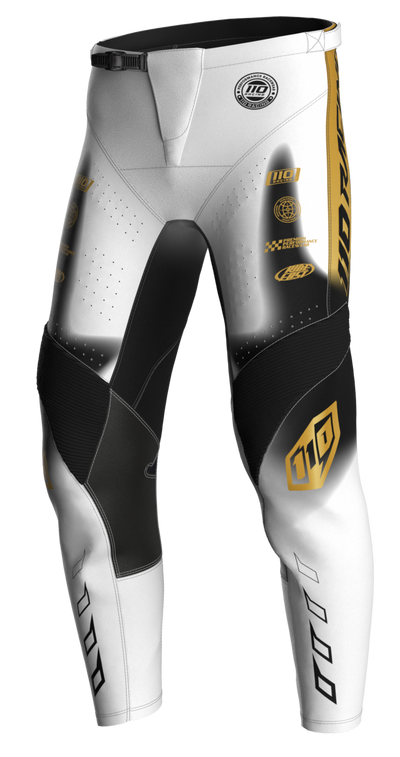 110 RACING // RS24.1 TECHART PANT - WHITE/GOLD