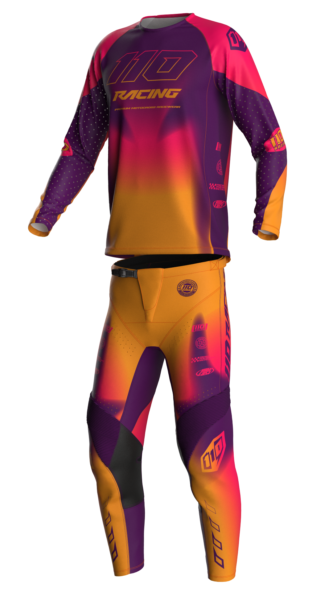 110 RACING // RS24.1 TECHART YOUTH PANT - SUNSET