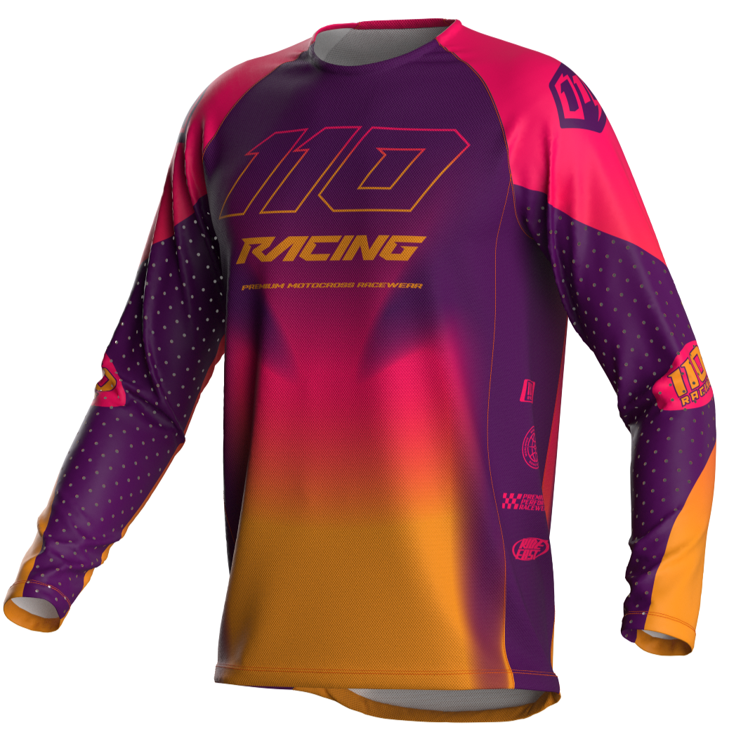 110 RACING // RS24.1 TECHART JERSEY - SUNSET – 110Racing