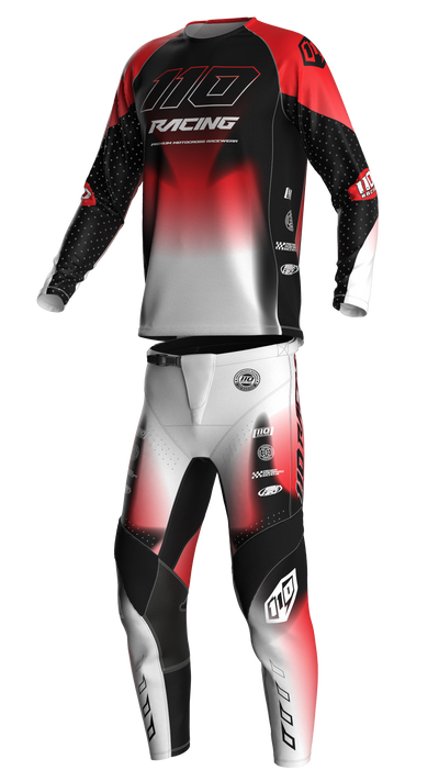 110 RACING // RS24.1 TECHART YOUTH PANT - RED/BLACK