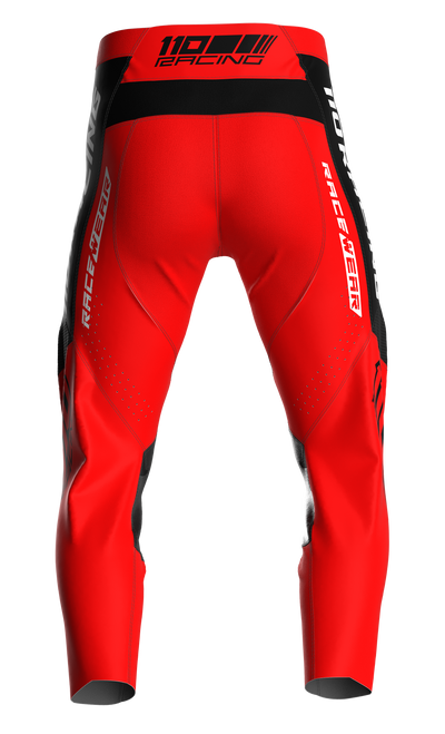 110 RACING // SE24 AMPLIFY PANT - RED/BLACK