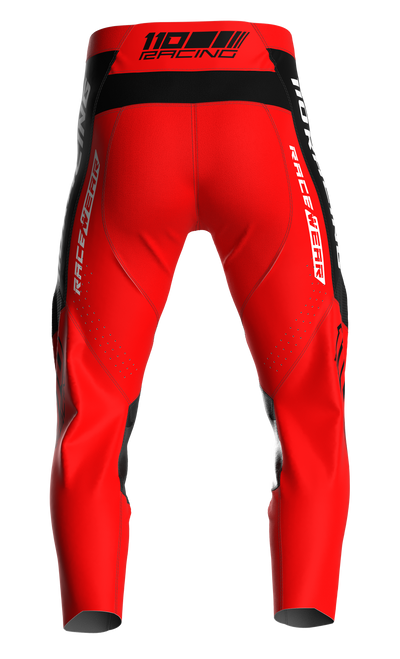 110 RACING // SE24 AMPLIFY YOUTH PANT - RED/BLACK