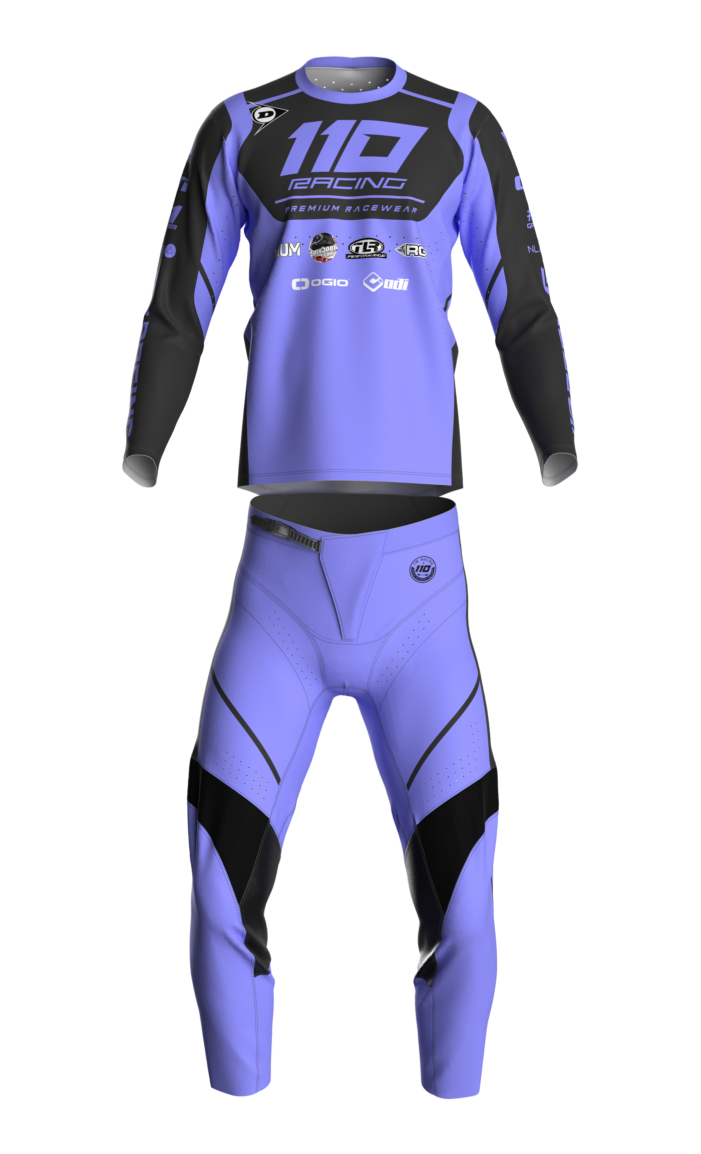 110 RACING // SE24 AMPLIFY YOUTH PANT - PURPLE/GREY