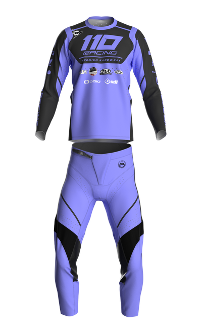 110 RACING // SE24 AMPLIFY YOUTH PANT - PURPLE/GREY