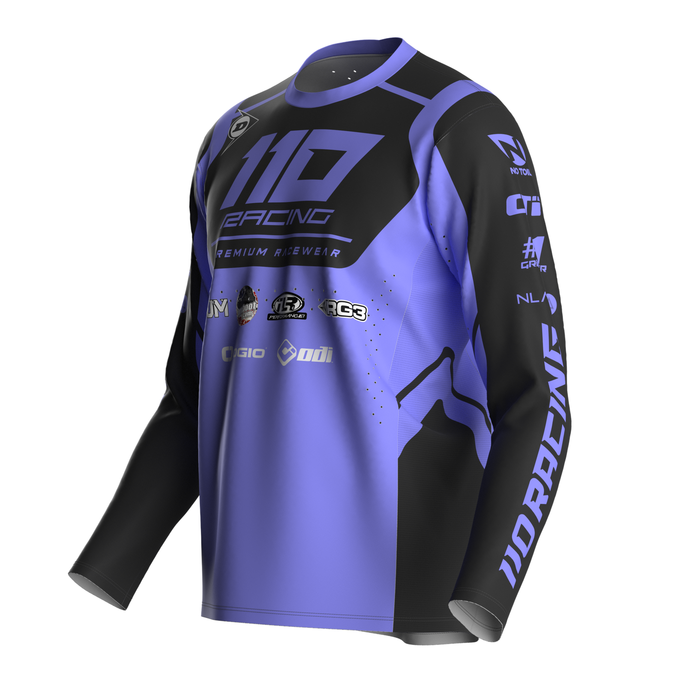 110 RACING // SE24 AMPLIFY YOUTH JERSEY - PURPLE/GREY