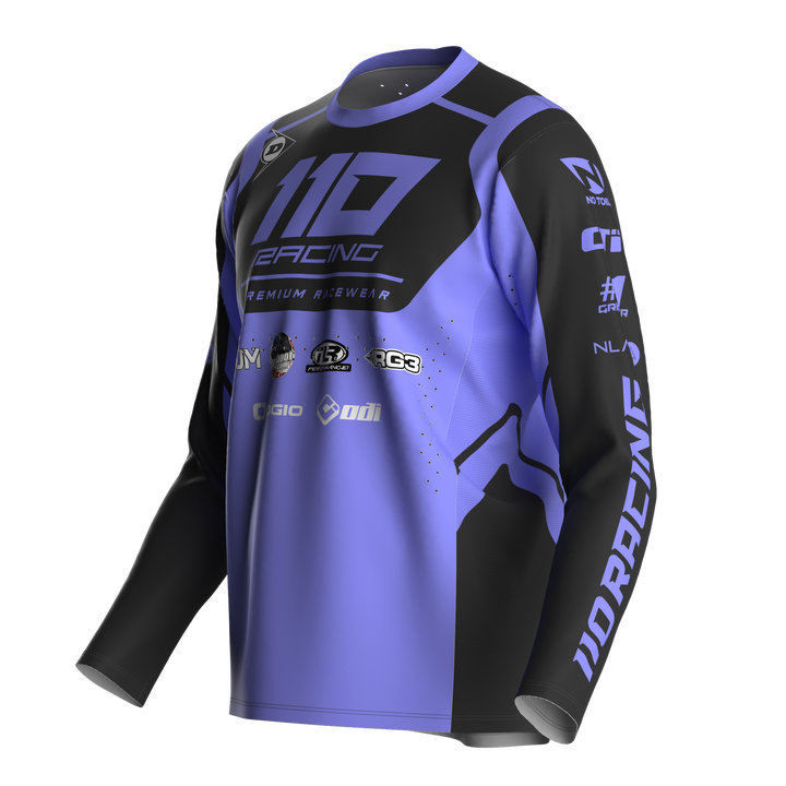 110 RACING // SE24 AMPLIFY JERSEY - PURPLE/GREY – 110Racing