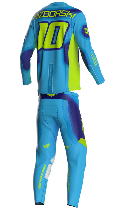 110 RACING // SE25 IGNITE YOUTH PANT - CYAN