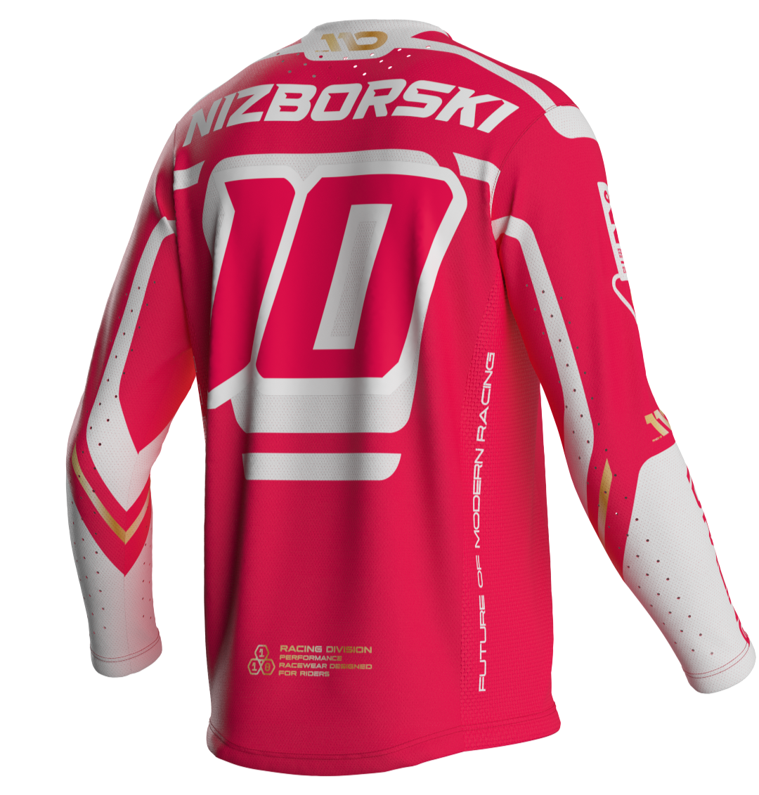 110 RACING // 2026 HYPERION YOUTH JERSEY - CRIMSON