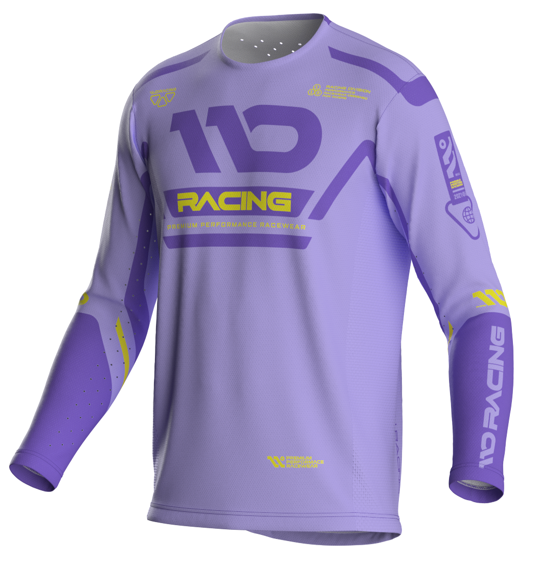 110 RACING // 2026 HYPERION YOUTH JERSEY - LILAC SURGE