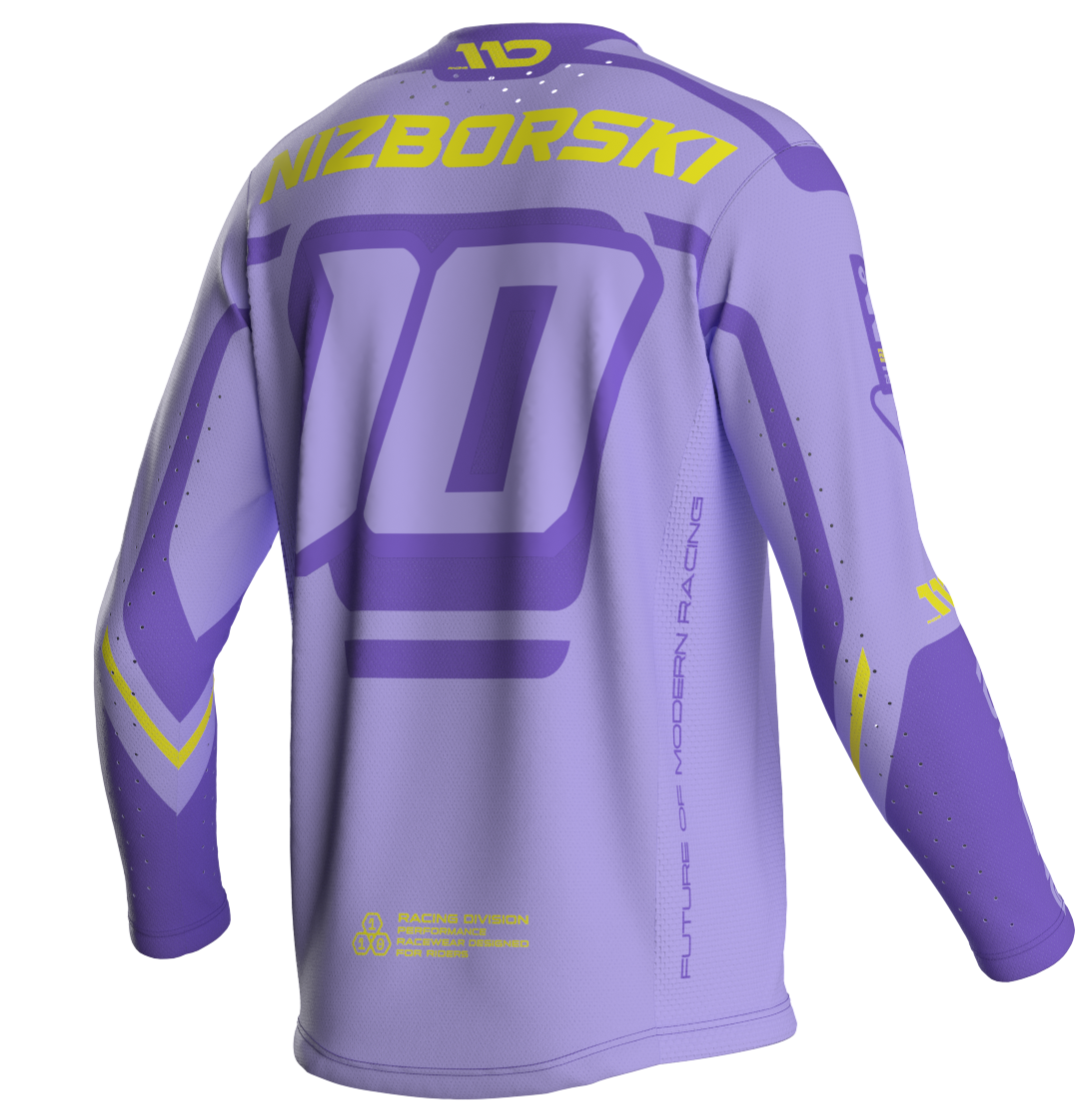 110 RACING // 2026 HYPERION YOUTH JERSEY - LILAC SURGE