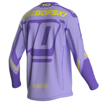 110 RACING // 2026 HYPERION YOUTH JERSEY - LILAC SURGE