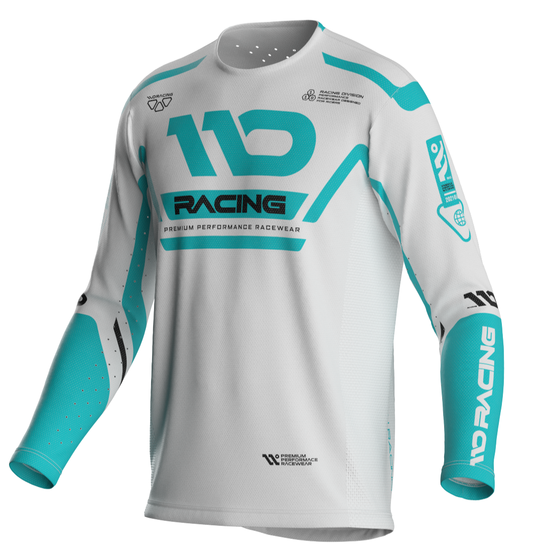 110 RACING // 2026 HYPERION YOUTH JERSEY - ARCTIC PULSE