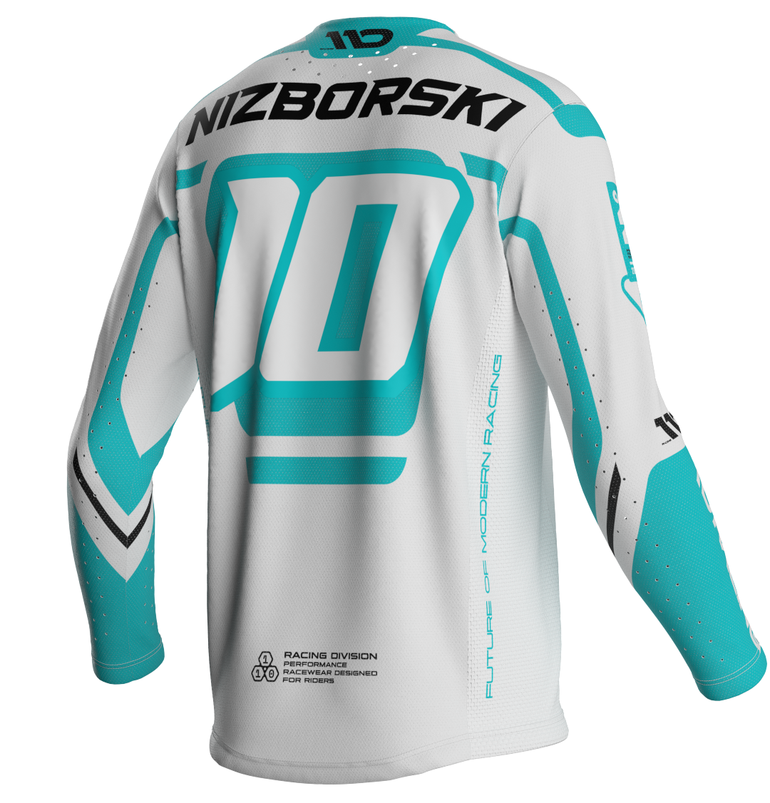 110 RACING // 2026 HYPERION YOUTH JERSEY - ARCTIC PULSE