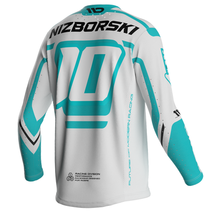 110 RACING // 2026 HYPERION YOUTH JERSEY - ARCTIC PULSE