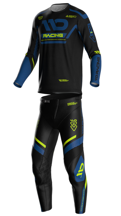 110 RACING // 2026 HYPERION YOUTH PANT - MIDNIGHT VOLT