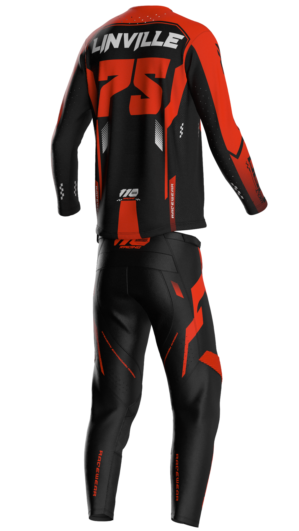 110 RACING x DBD RACING COLLAB SX25 JERSEY - BLACK/ORANGE – 110Racing