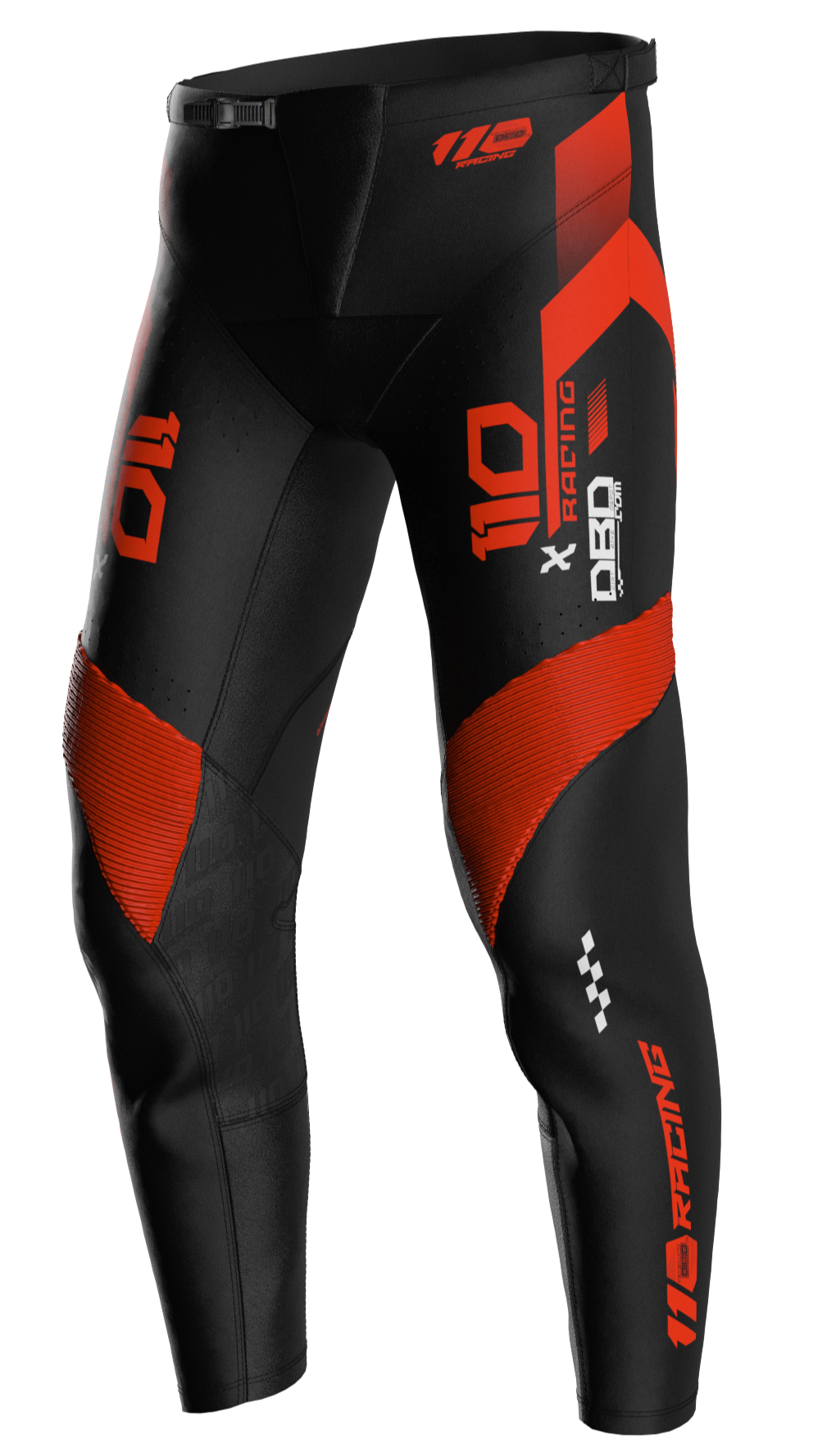 110 RACING x DBD RACING SX25 YOUTH PANT - BLACK/ORANGE