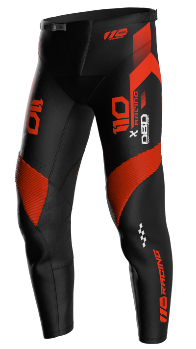 110 RACING x DBD RACING SX25 YOUTH PANT - BLACK/ORANGE