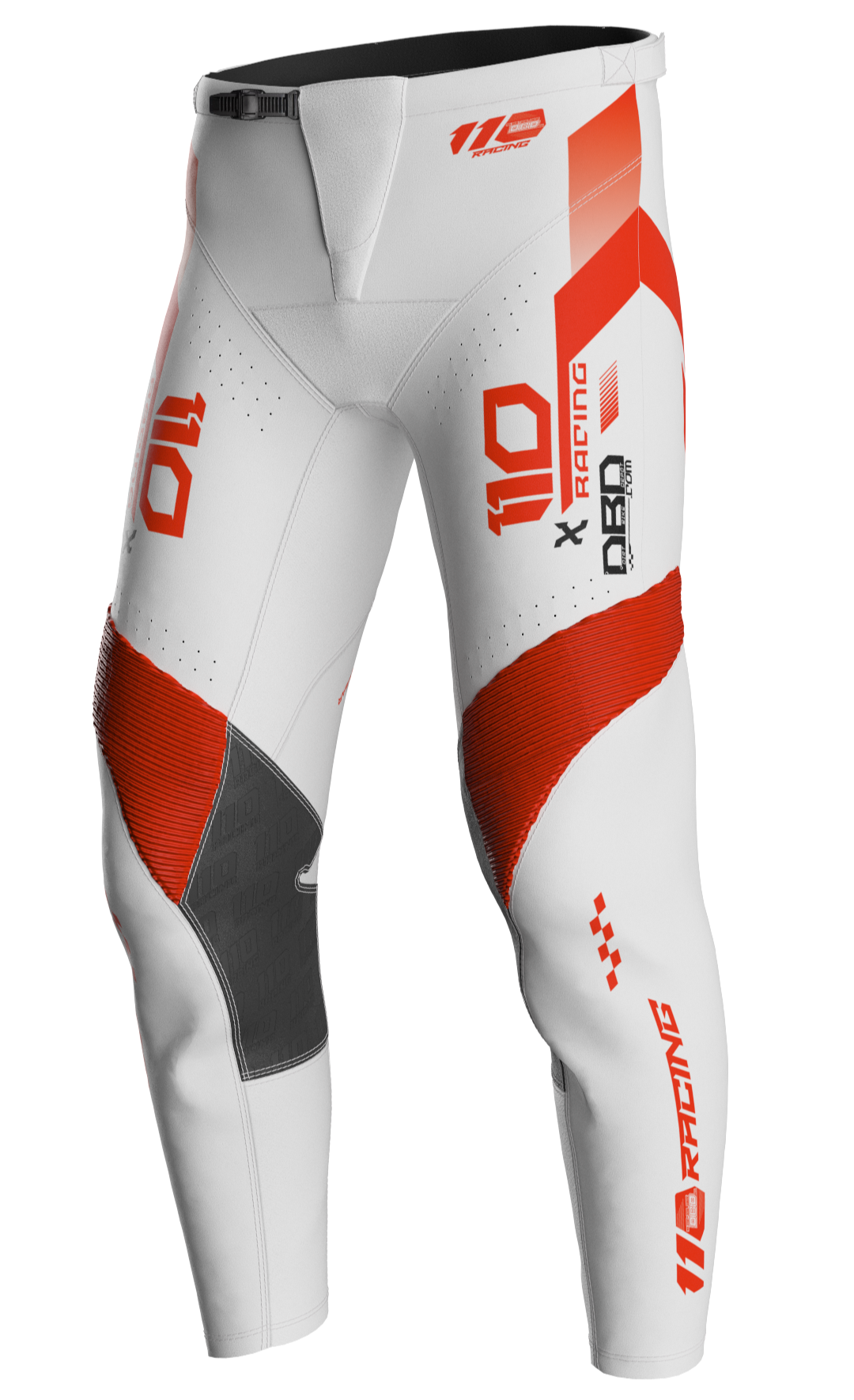 110 RACING x DBD RACING SX25 YOUTH PANT - WHITE/ORANGE
