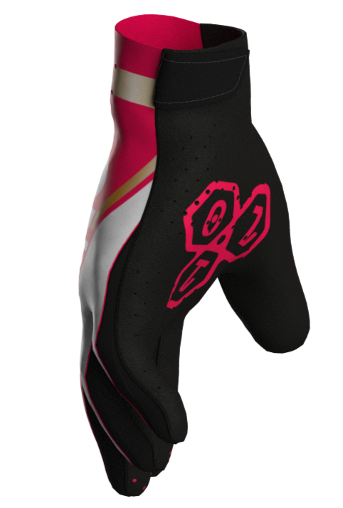 110 RACING // 2026 HYPERION GLOVE - CRIMSON