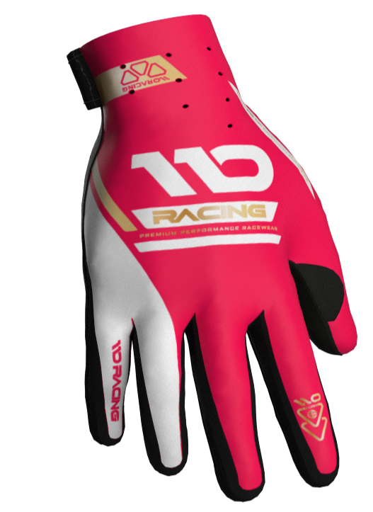 110 RACING // 2026 HYPERION GLOVE - CRIMSON