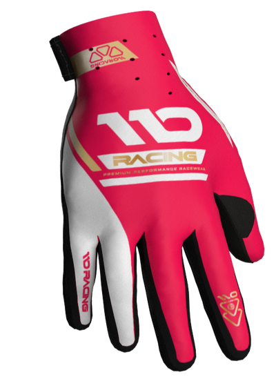110 RACING // 2026 HYPERION GLOVE - CRIMSON