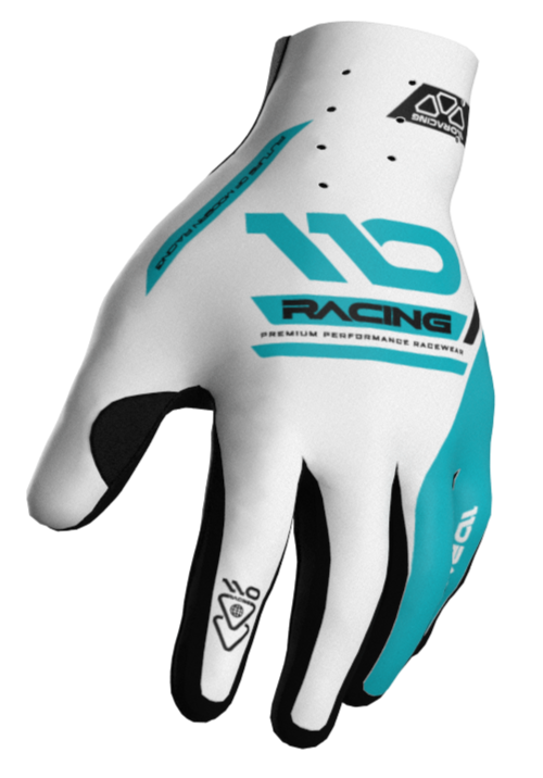 110 RACING // 2026 HYPERION GLOVE - ARCTIC PULSE