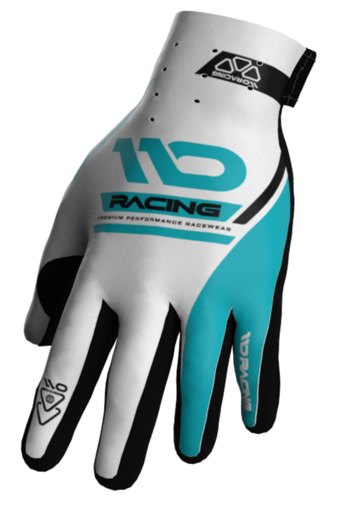 110 RACING // 2026 HYPERION GLOVE - ARCTIC PULSE
