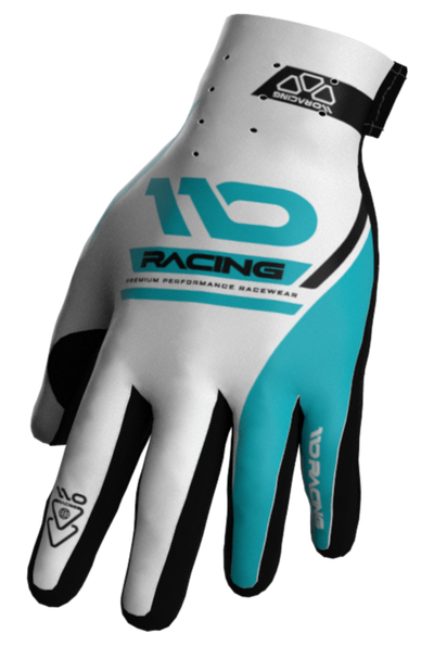 110 RACING // 2026 HYPERION GLOVE - ARCTIC PULSE