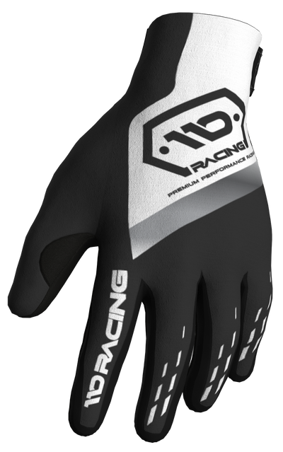 110 RACING // SE25 TENACITY GLOVE - WHITE/GREY