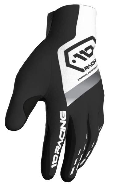 110 RACING // SE25 TENACITY GLOVE - WHITE/GREY