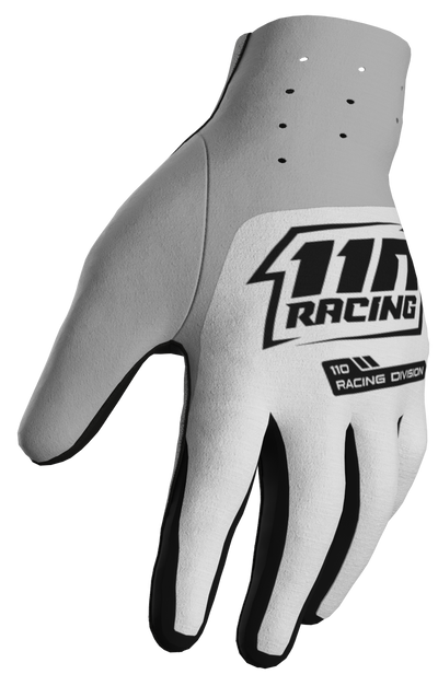 110 RACING // VELOCITY LITE 24' YOUTH GLOVE - WHITE