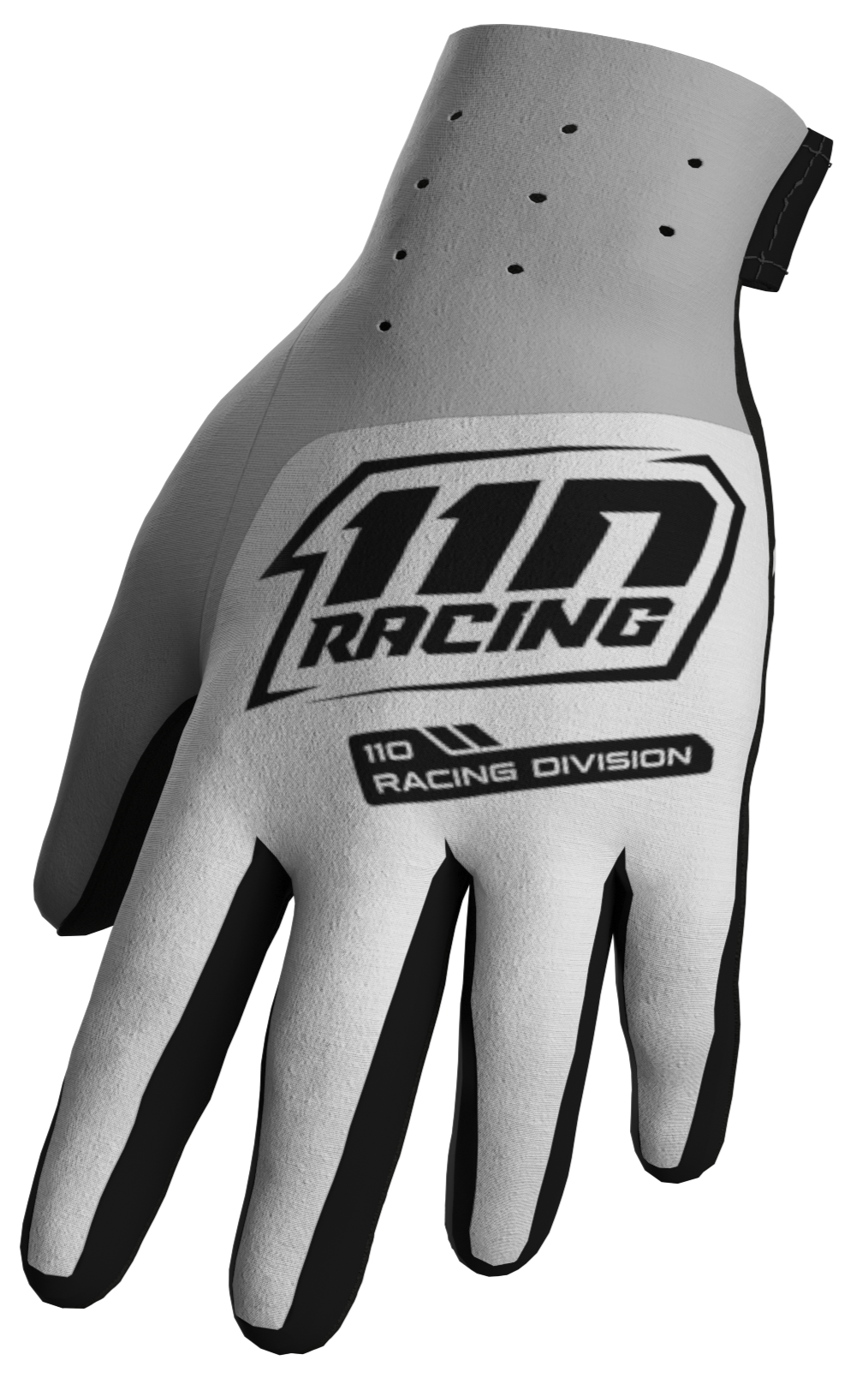 110 RACING // VELOCITY LITE 24' GLOVE - WHITE – 110Racing