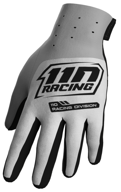 110 RACING // VELOCITY LITE 24' YOUTH GLOVE - WHITE