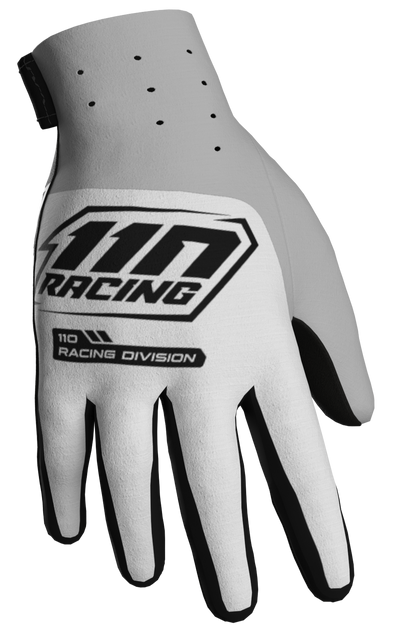 110 RACING // VELOCITY LITE 24' YOUTH GLOVE - WHITE