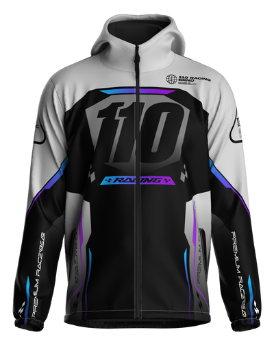 110 RACING // CUSTOM NANO TECH 3.0 COLD JACKET - BLACK/GREY