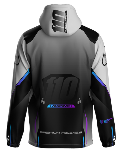 110 RACING // CUSTOM NANO TECH 3.0 COLD JACKET - BLACK/GREY