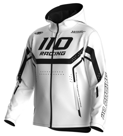 110 RACING // CUSTOM KINETIC 2.0 COLD JACKET - WHITE