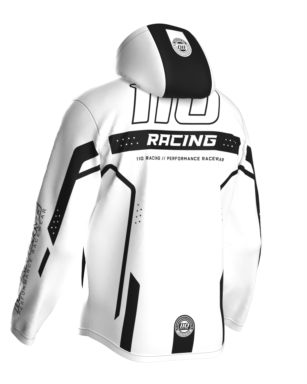 110 RACING // CUSTOM KINETIC 2.0 COLD JACKET - WHITE