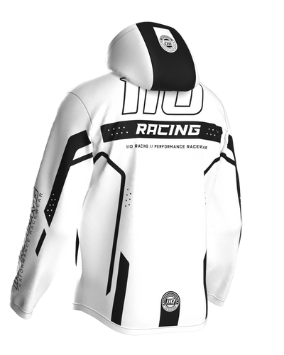 110 RACING // CUSTOM KINETIC 2.0 COLD JACKET - WHITE