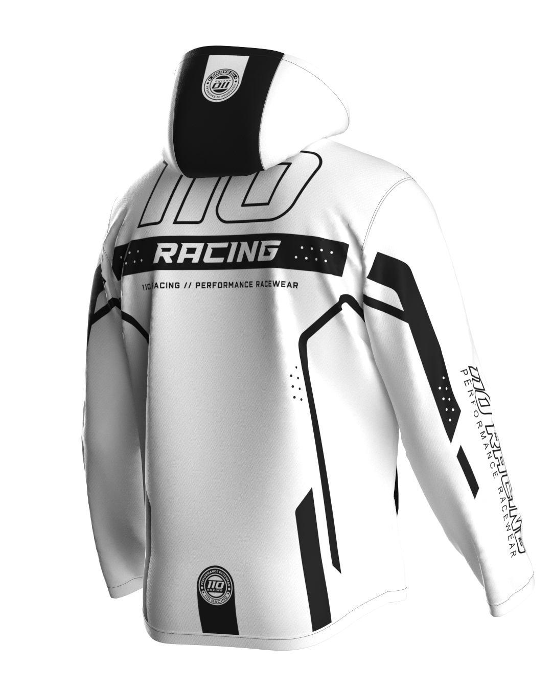 110 RACING // CUSTOM KINETIC 2.0 COLD JACKET - WHITE