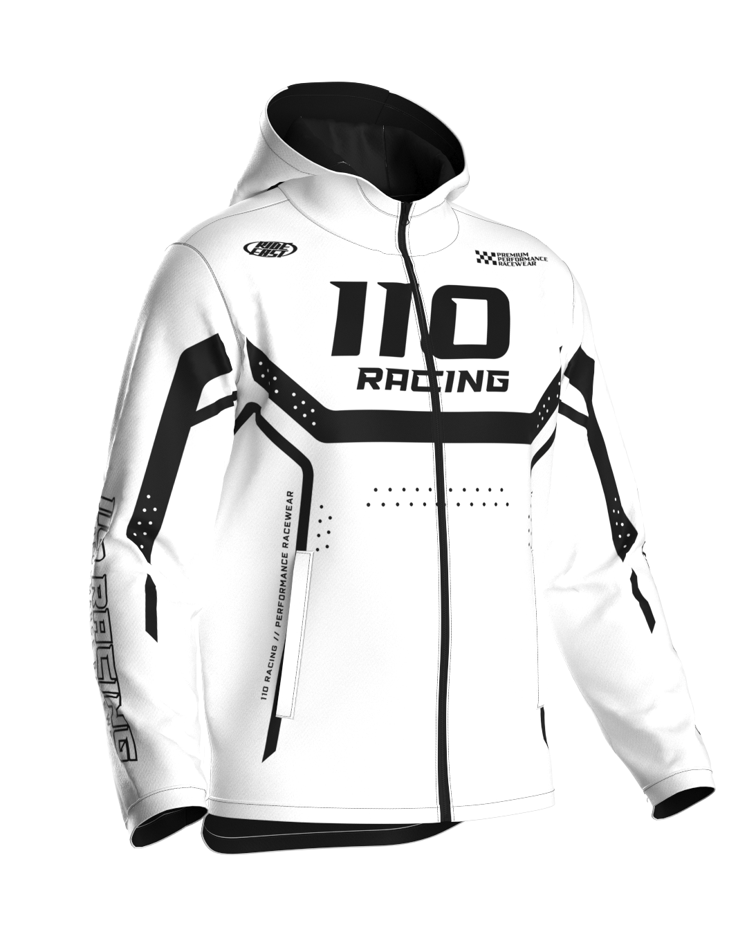 110 RACING // CUSTOM KINETIC 2.0 COLD JACKET - WHITE