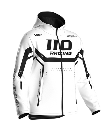 110 RACING // CUSTOM KINETIC 2.0 COLD JACKET - WHITE