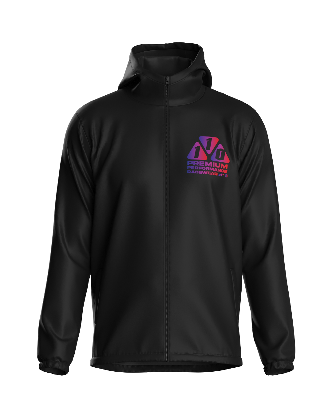 110 RACING // PERFORMANCE 2.0 WINDBREAKER BLACK - YOUTH