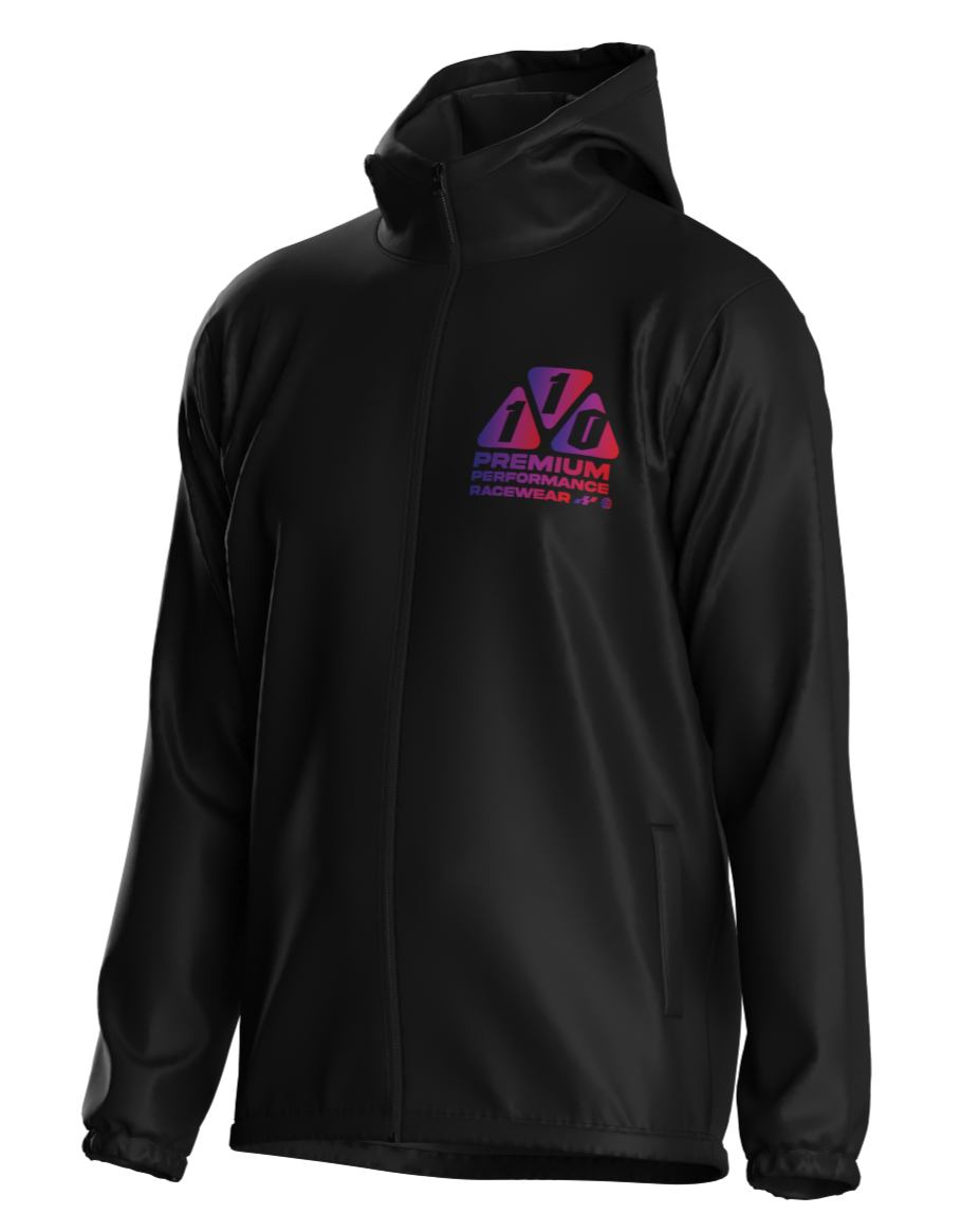 110 RACING // PERFORMANCE 2.0 WINDBREAKER BLACK - YOUTH