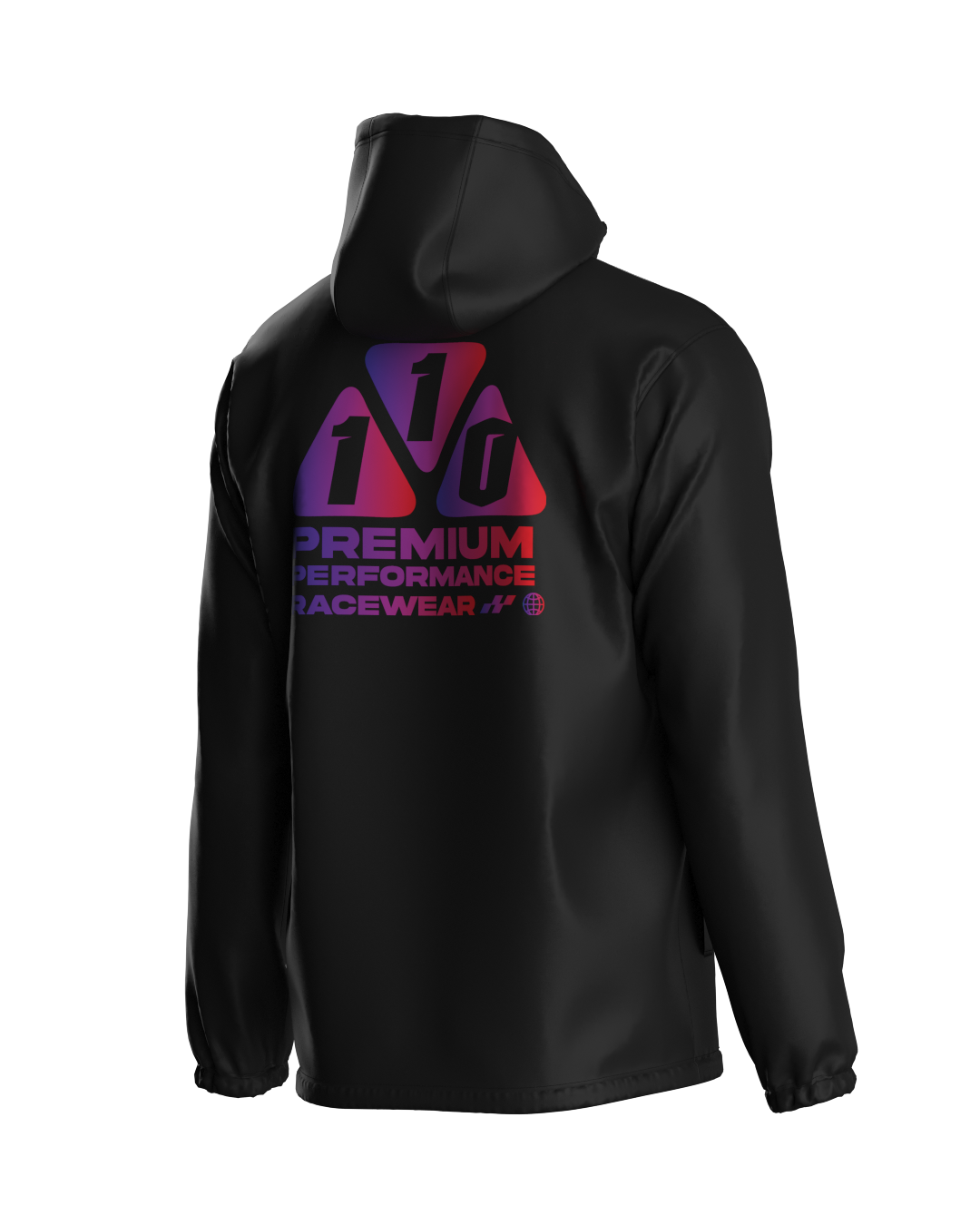 110 RACING // PERFORMANCE 2.0 WINDBREAKER BLACK - YOUTH