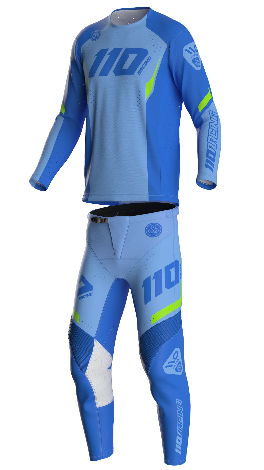 110 RACING // SE2025.5 ASPIRE YOUTH PANT - AZURE